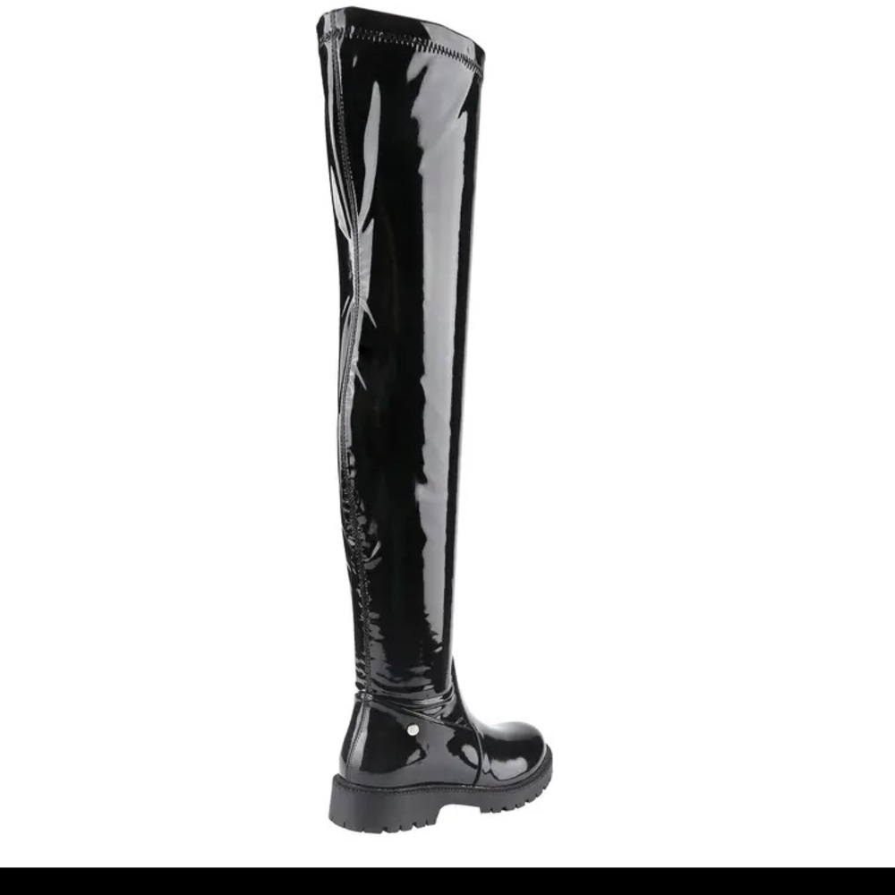 BELOVELY SWIM-2 Knee High Boots for Women Comfy Flat Heel Vintage Round Toe Fall